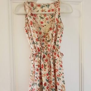 ‼️FINAL SALE‼️Rachel Roy red floral sheer dress